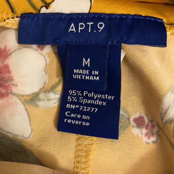 Apt. 9 Yellow Floral Skirt - Picture 5 of 6